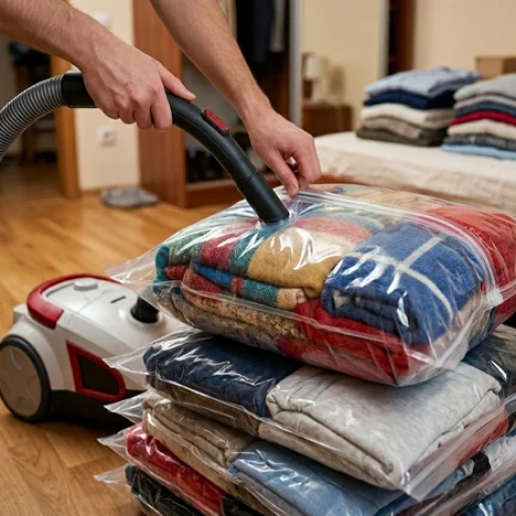 Compact and Clean Clothes Transport During Moving